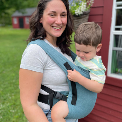 Jen is with Max, 24 months old, wearing size 2T clothes